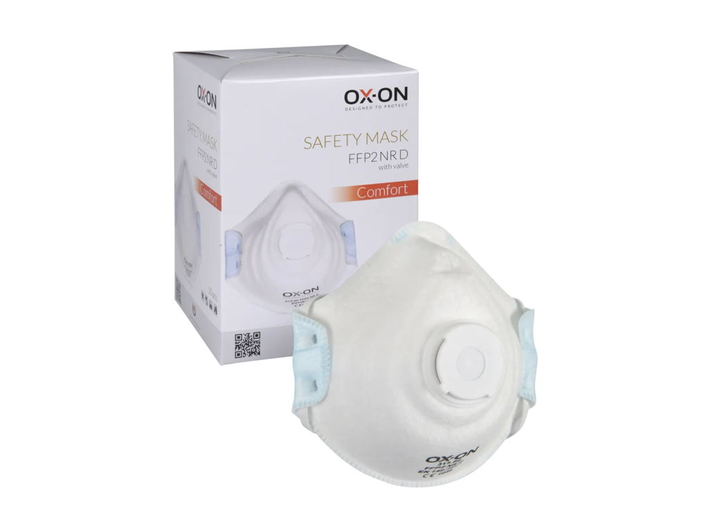 OX-ON Ansiktsmask med ventil 10st