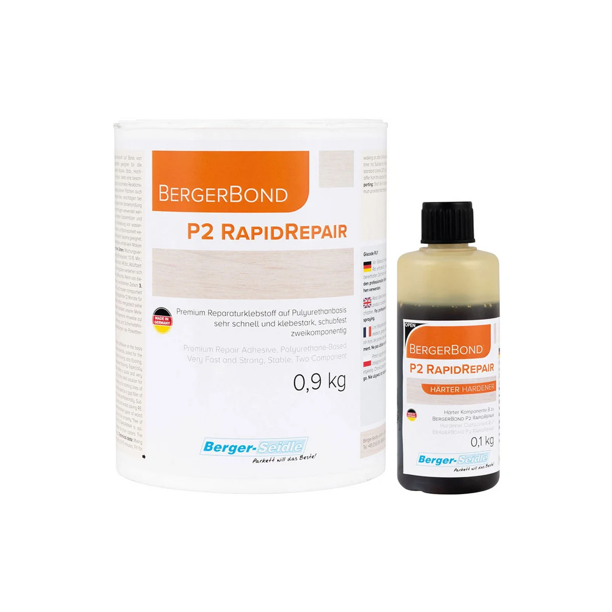 Bergerbond P2 rapidrepair ink. härdare