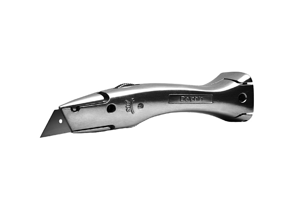 Mako Delphin kniv blå plastkoger