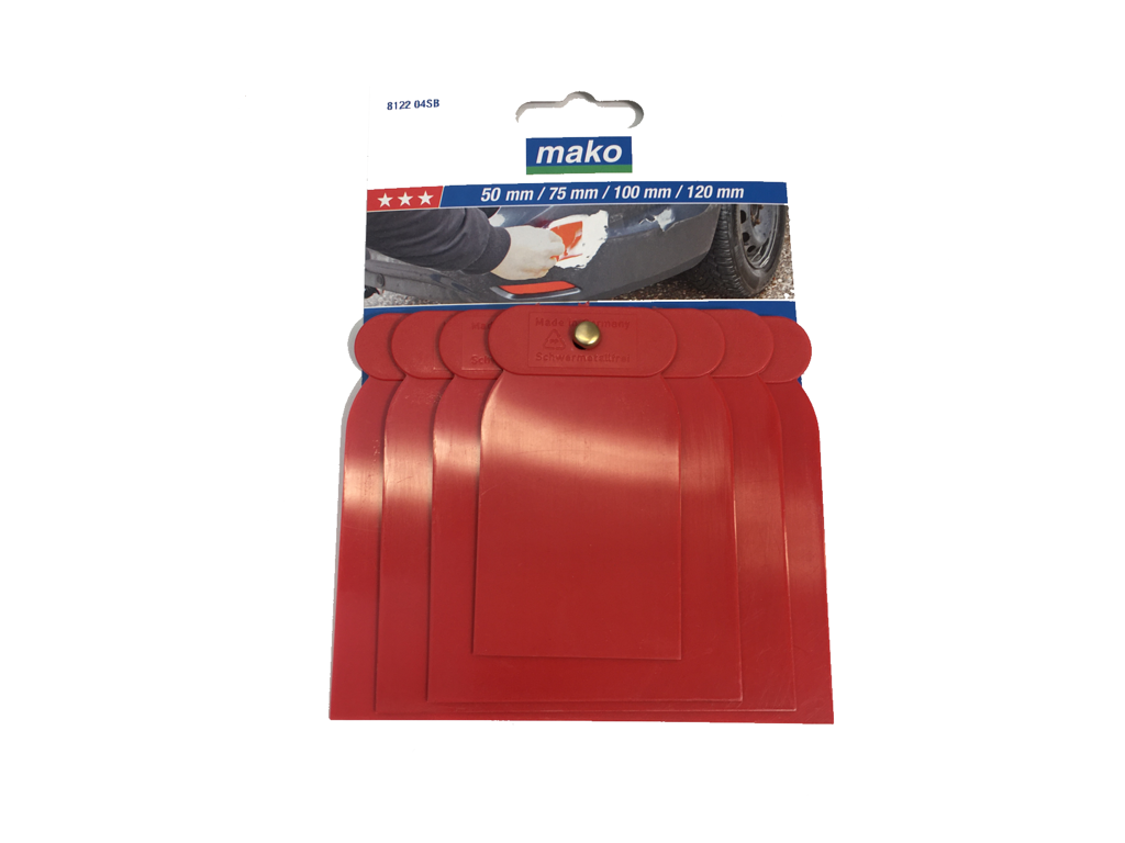 Spackel 4 set plast 50/75/100/120mm