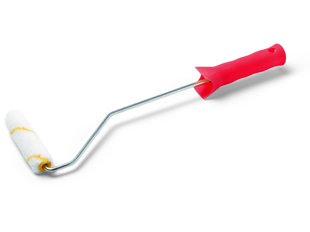 Rollerbygel Röd / Med Roller 10cm