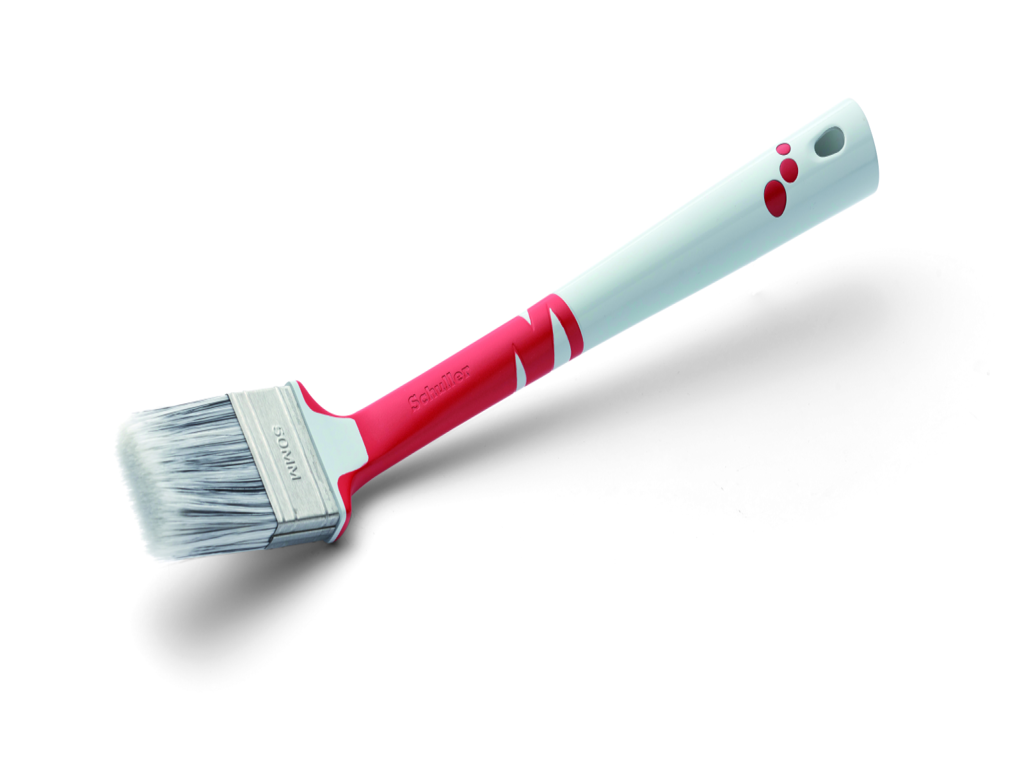 Vinkelpensel Lack 70 mm Röd / Grå