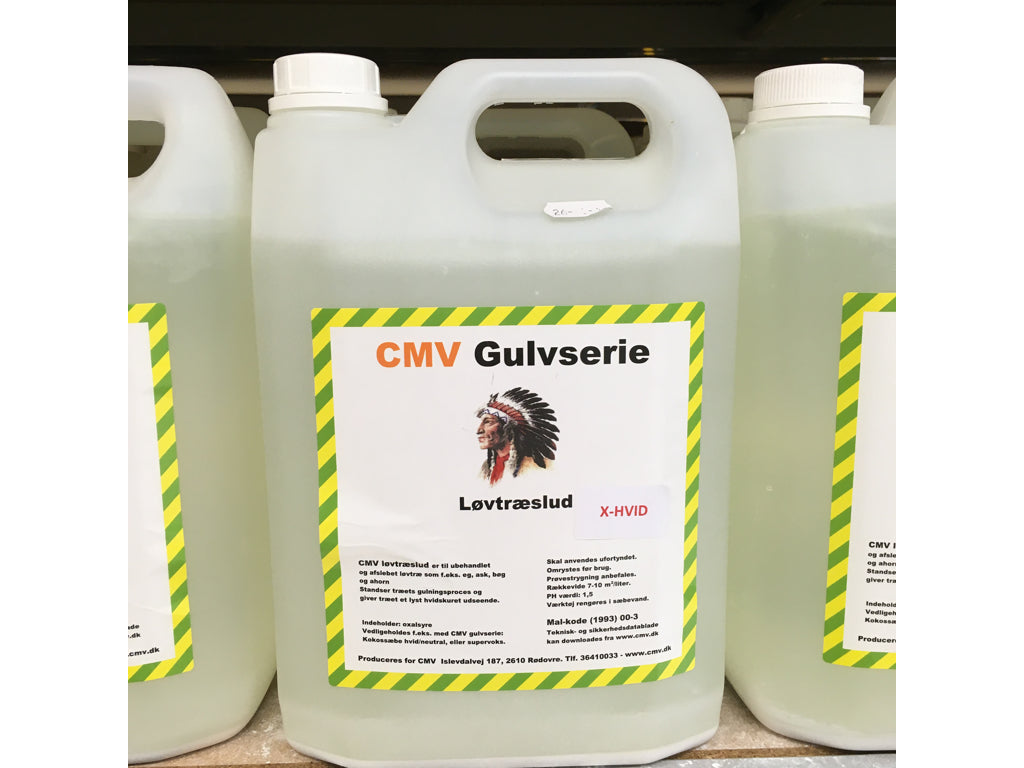 Lövträds Lut "X-White" 5 L