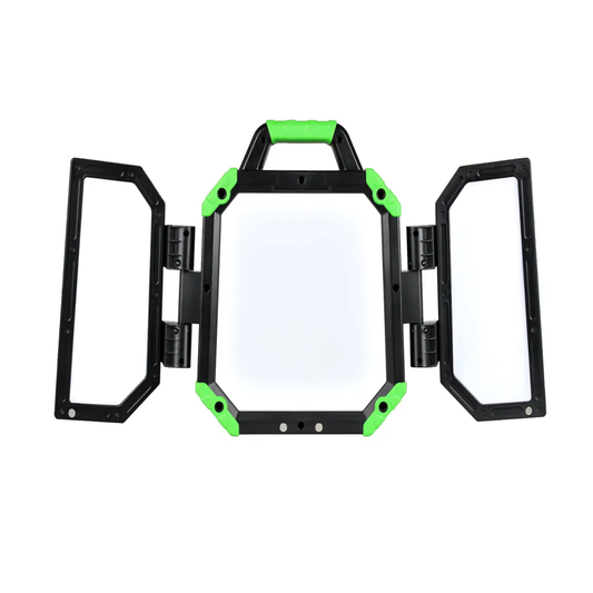 Grön LED Lampa 80W+2x30W m/extra skärmar