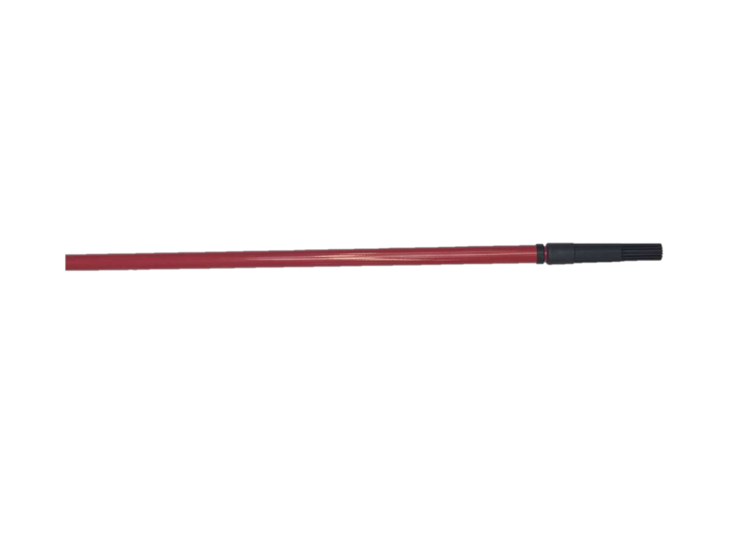 Teleskopskaft "Röd u / klick" 120-200cm