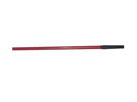 Teleskopskaft "Röd u / klick" 120-200cm